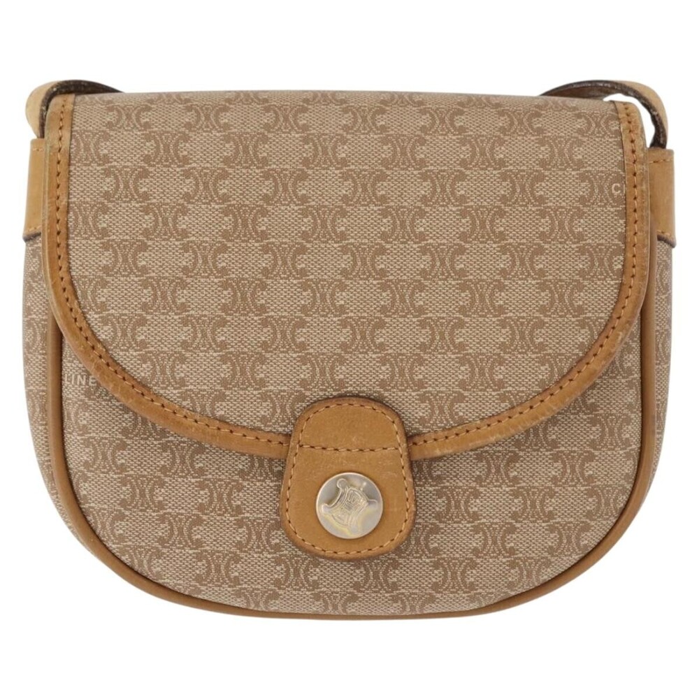 Celine Vintage Macadam Canvas and Leather